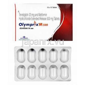 オリンプリックス M (メトホルミン/ テネリグリプチン)